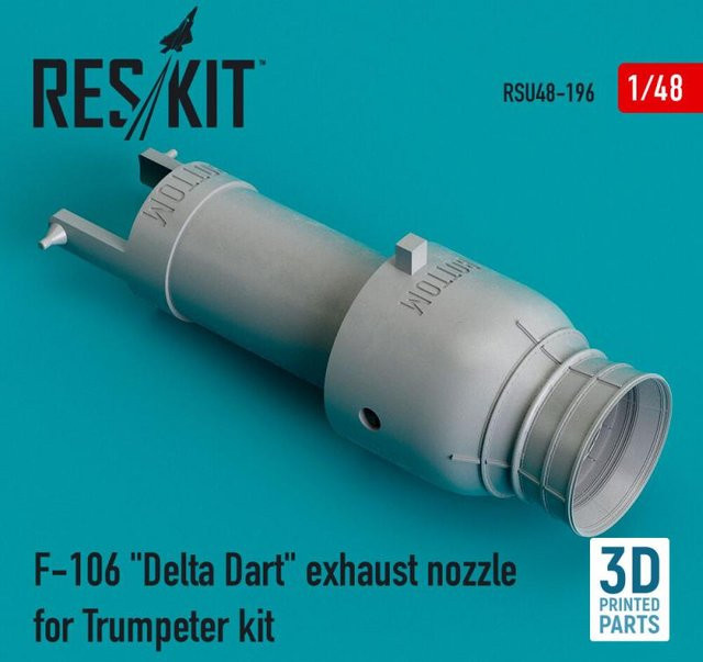 Trumpeter F-106 Delta Dart exhaust nozzle, 3D Printed - Bild 1