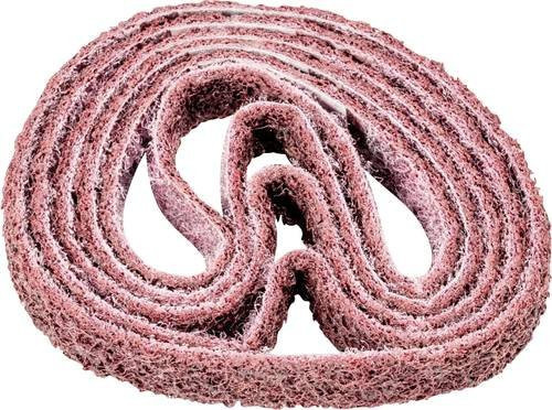 PFERD Vlies Schleifband VB 12x305 mm Körnung 180 Braun für Feinschliff und Finish mit dem Bandschleifer 10 Stück - Bild 1