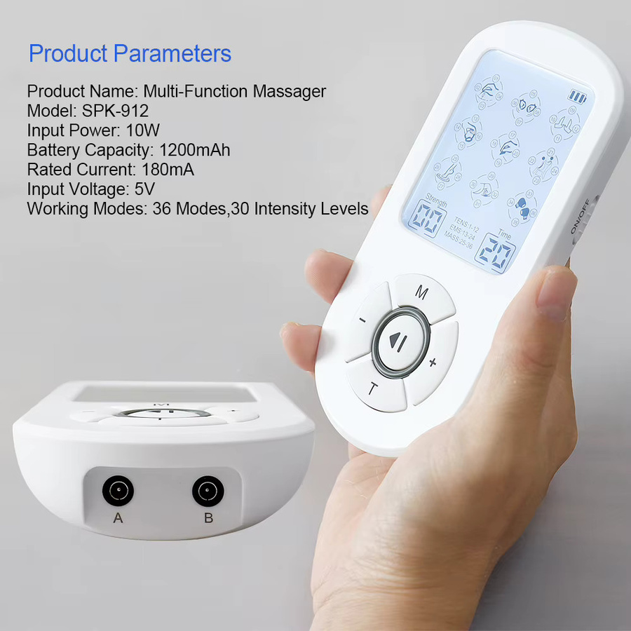 Raiuleko EMS Elektromuskelstimulator, Unisex, Weiß - Bild 2