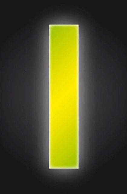 Conacord Reflektierende Klebezahl 1 in Gelb, Durchmesser: 8 cm - Bild 1