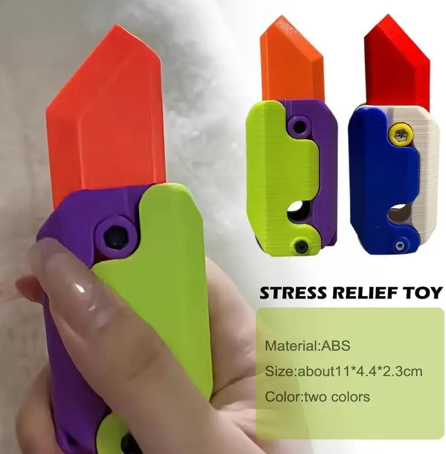 Yiran toy 3D-Druck Schwerkraftmesser Fidget Spielzeug Karotte Radieschen grün - Bild 6