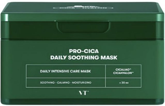 VT Cosmetics Prosica Tägliche Beruhigungsmaske, 30 Stück, Panthenol, Centella Asiatica - Bild 1