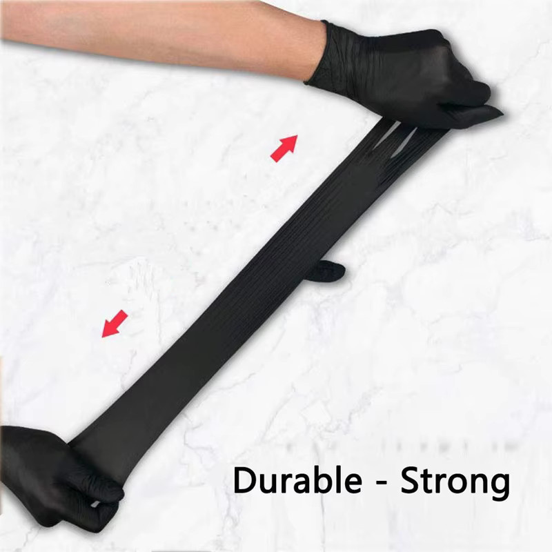 INMAICH Einweg-Nitrilhandschuhe wasserdicht und rutschfest, latexfrei, Farben: Weiß und Schwarz - Bild 1