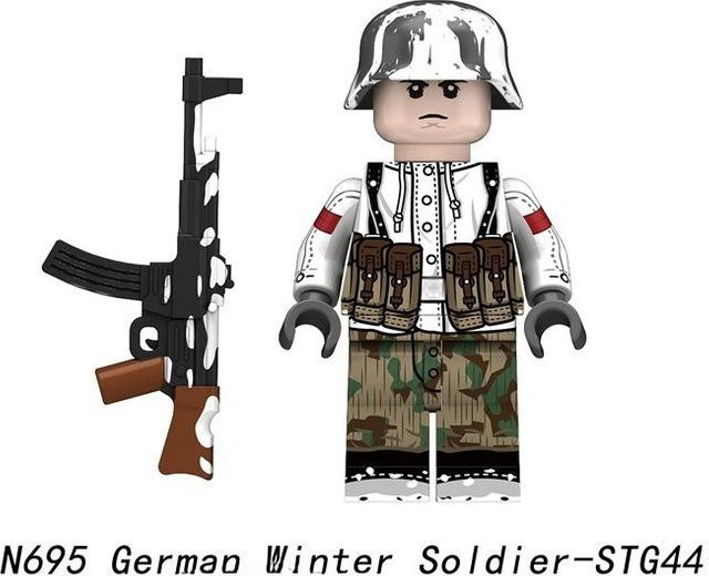BELA Militärische Winter Schnee Soldaten Figuren Bausteine, ab 6 Jahren - Bild 1