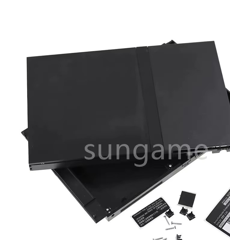 OCGAME Vollgehäuse für PS2 Konsole in Schwarz im Retro-Design - Bild 3