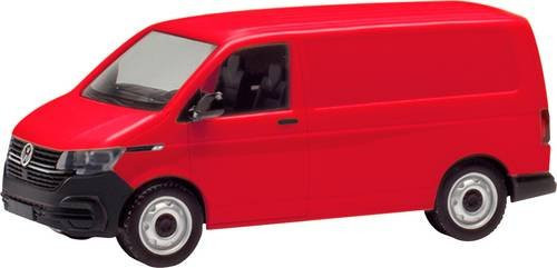 Herpa Volkswagen T6.1 Kasten, PKW Modell, kirschrot, 1:87 - Bild 1