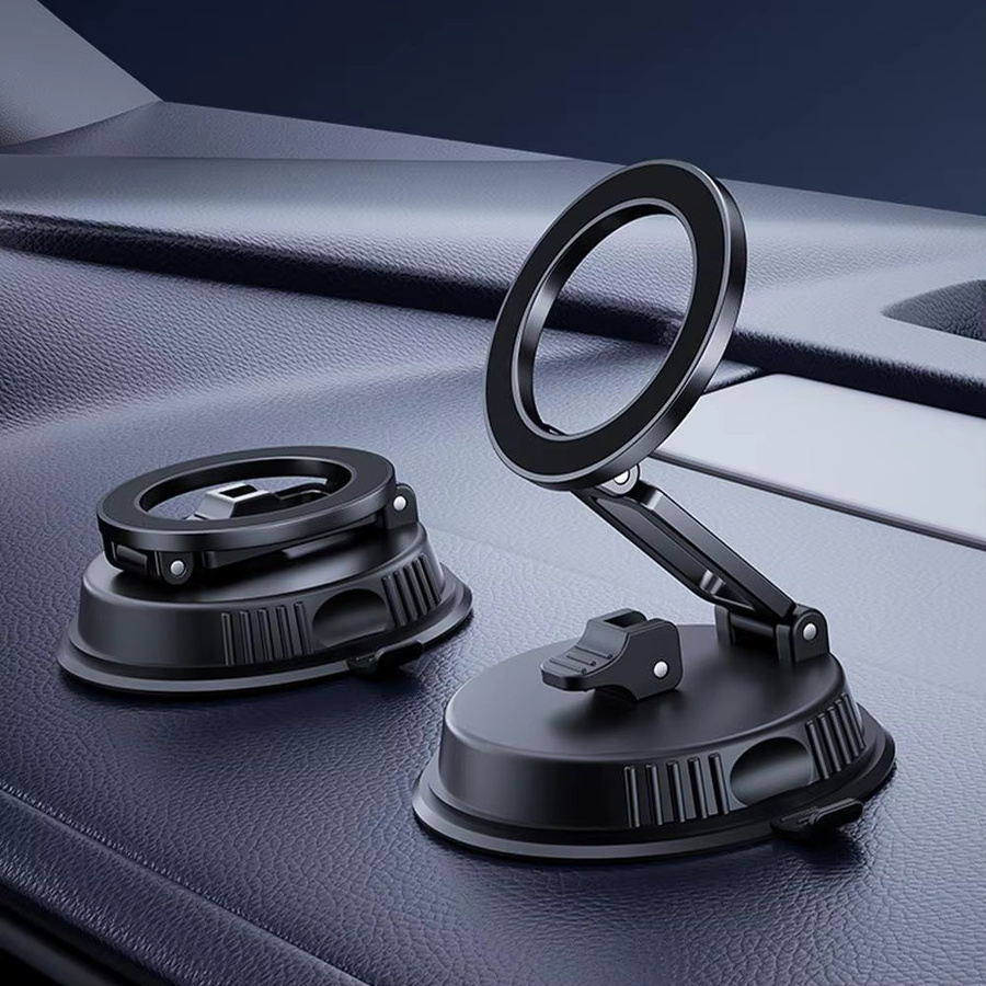 Magnetischer Handyhalter für das Auto mit Vakuum-Saugnapf in Schwarz - Bild 6