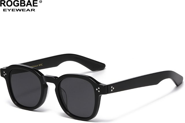 ROGBAE Sonnenbrille, Unisex, Vollrand, Acetat, Schwarz - Bild 1