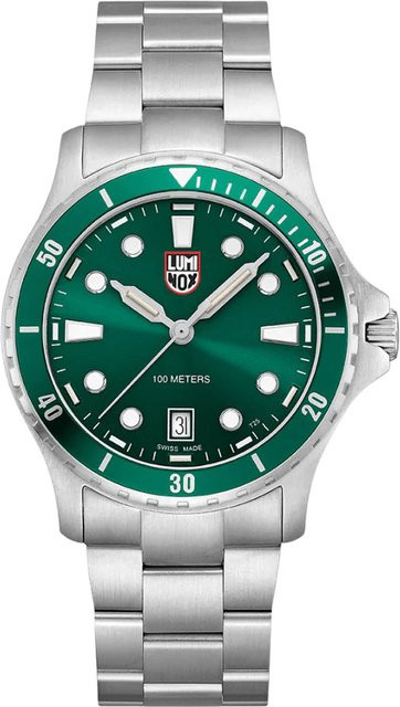 Luminox Herrenuhr Sport Timer, Quarz, Edelstahl, 40 mm, Grün, 10 ATM - Bild 1