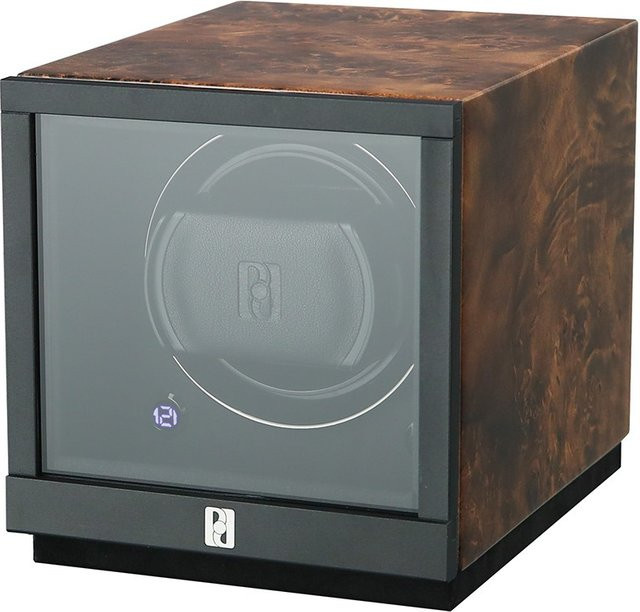 Paul Design Uhrenbeweger Gentlemen 1D Burlwood in Braun - Bild 1