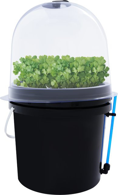 Bymaocar 8-Port Hydroponisches Nebelkultivierungssystem Indoor Kräutergarten Kit in Schwarz, B/T/H: 42,2 x 25,0 x 8,0 cm - Bild 1