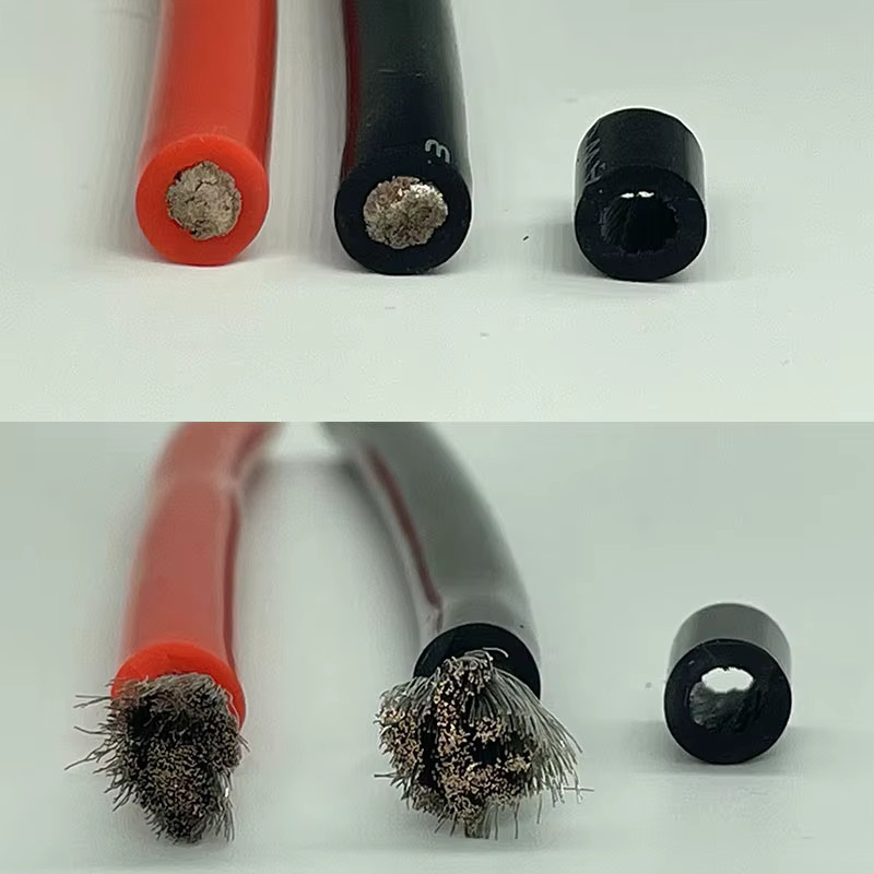 Bytebattle Ultra-weiches Silikonkabel hochtemperaturbeständig in Rot und Schwarz (6-28 AWG) - Bild 2