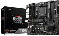 MSI B550M PRO-VDH Mainboard AM4 DDR4 Schwarz mit Ethernet/LAN - Bild 1