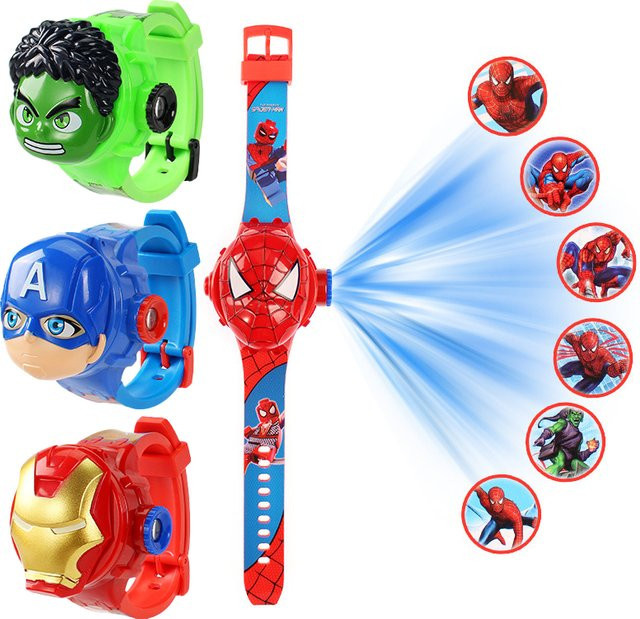 Marvel Digitaluhr, Kunststoff, Blau, Kinder - Bild 1