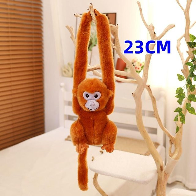 Yiran toy Dschungel Gorilla Plüschtier, Stoffpuppe, 23/28cm - Bild 1