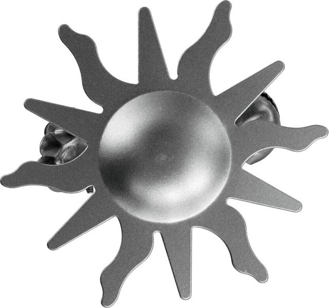 Boviva Dekoklammer Sonne in Silber aus Metall - Bild 1