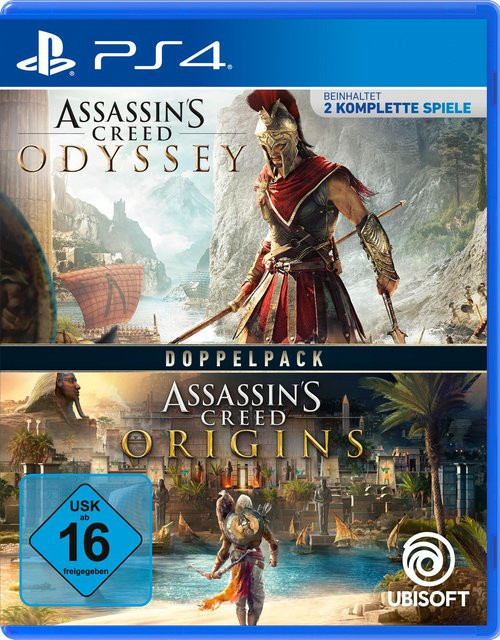 Assassin's Creed Odyssey und Origins Bundle für PlayStation 4, Action-Adventure, USK 16 - Bild 1