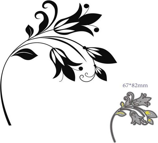 Metall Stanzformen Blumen Schablonen für DIY Scrapbooking und dekorative Prägung - Bild 1