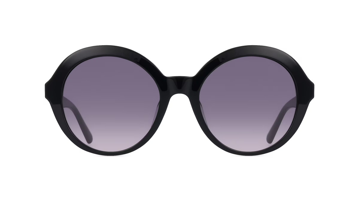 Gant GA8094 Sonnenbrille Damen, Vollrand, Rund, Kunststoff, schwarz, purple - Bild 1