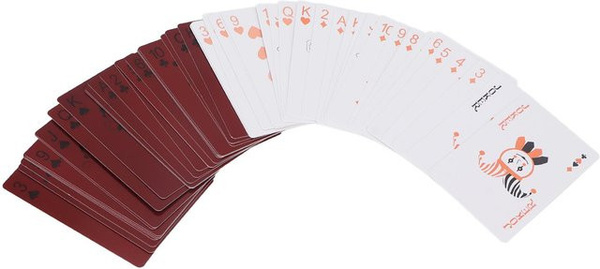 Wosawe Farbeblindheitskorrektur Pokerkarten, Spielkarten, 54 Stück