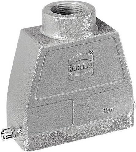 HARTING Tüllengehäuse Han 16B-gg-R21 09300160440 in Silber aus Kunststoff - Bild 1