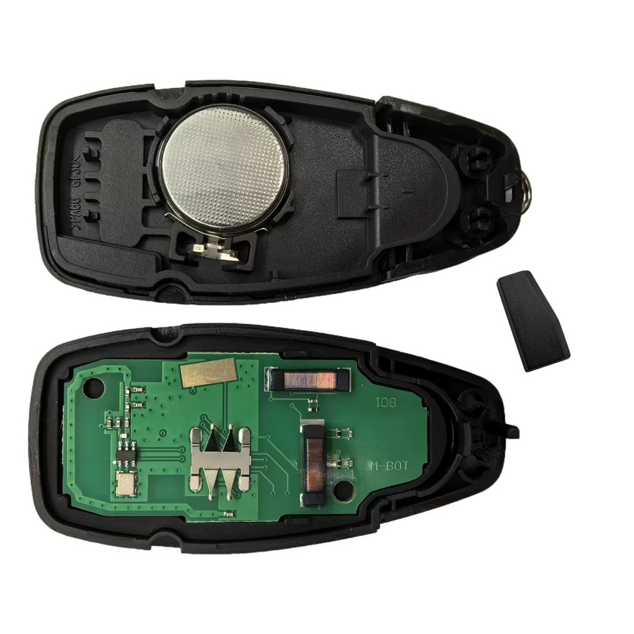 Jingxin Auto-Fernbedienungsschlüssel für Ford Focus Fiesta C-Max Mondeo Ecosport Galaxy Kuga Smart Keyless 2/3 Tasten ID63 + 433 MHz KR55WK48801 in Schwarz - Bild 2