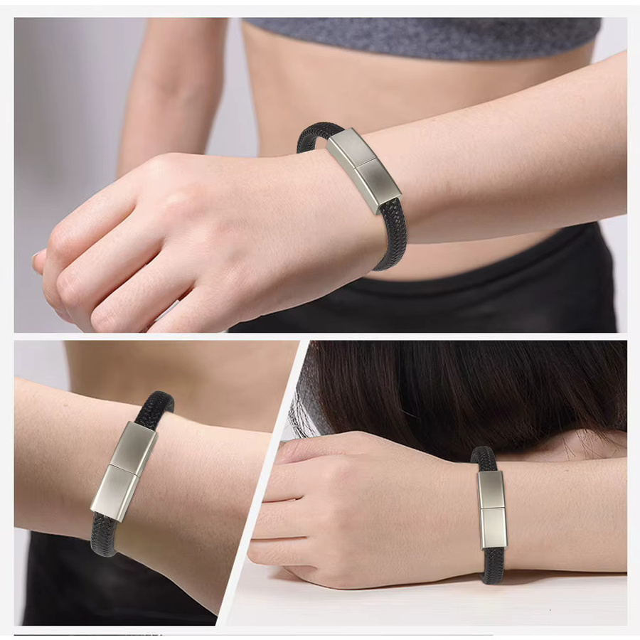 JASTER USB-Flash-Laufwerk Armband 64 GB Schwarz USB-A - Bild 4