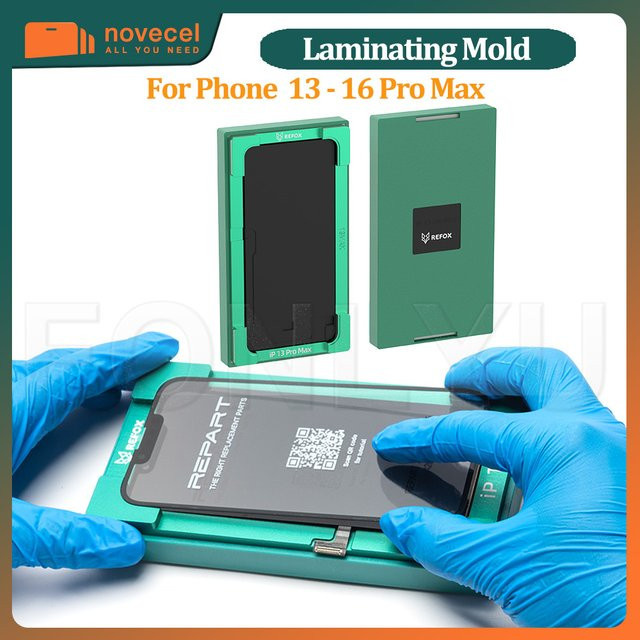 Refox 2-in-1 LCD-Bildschirm Ausrichtungs- und Laminierform zur Positionierung für iPhone 16 15 14 13 Pro Max OCA-Reparaturwerkzeug - Bild 1