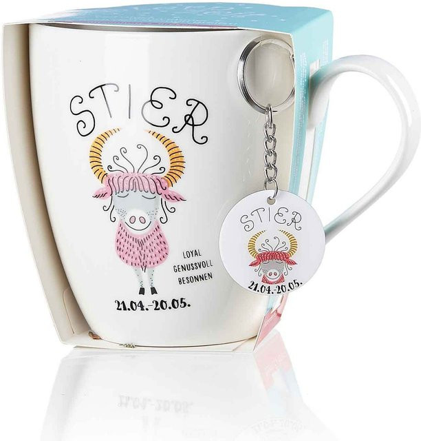 Ritzenhoff & Breker Jumbotasse Stier Astro Weiß 650 ml - Bild 1