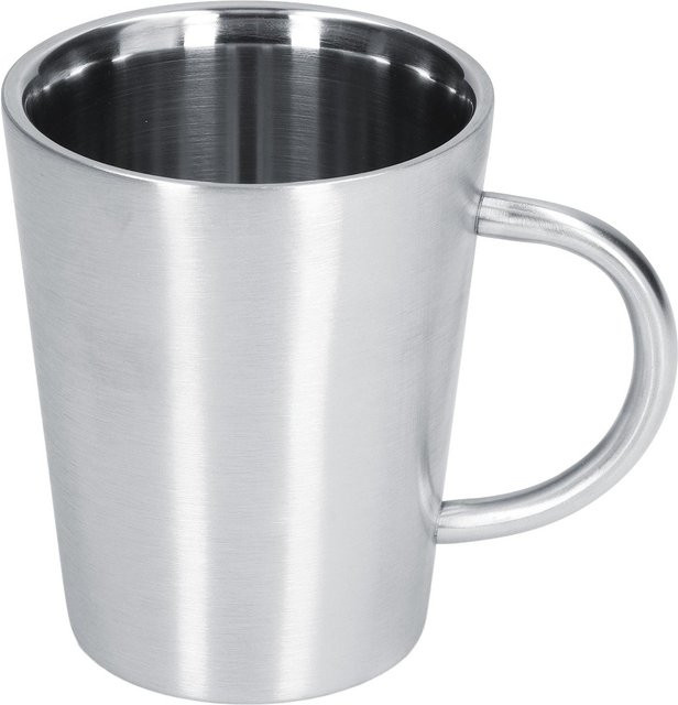 Isolierender Edelstahl Becher von mfySpace in Silber, 350 ml - Bild 1