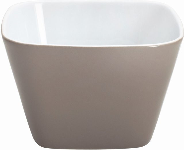 Kahla Dessertschale Pronto Colore aus Porzellan, Beige, B/T/H: 8,7 x 8,7 x 5,7 cm, 230 ml - Bild 1