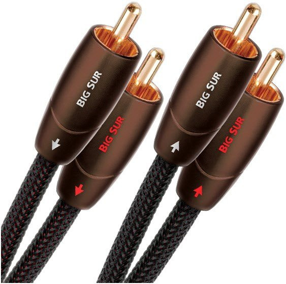 AudioQuest Big Sur RCA zu RCA Audiokabel, braun, Länge: 0,6 m - Bild 1