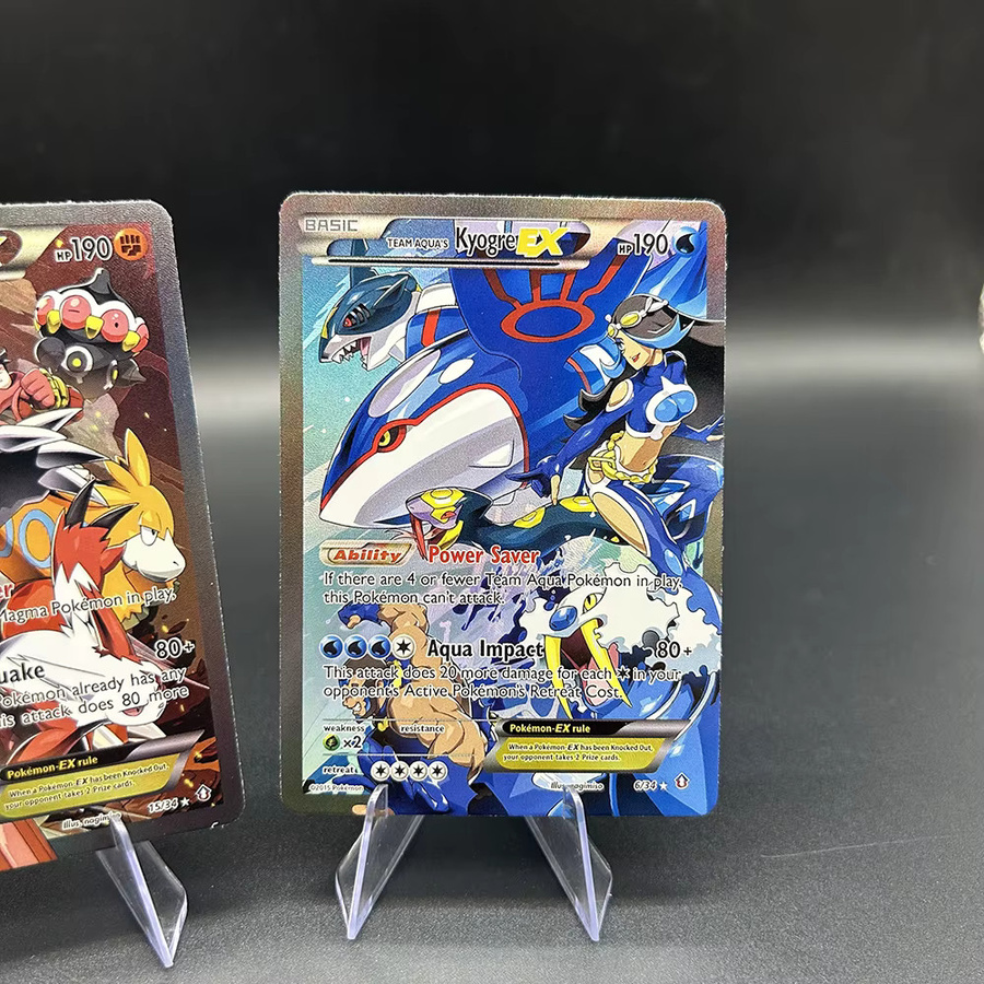 Keeppley Team Aqua's Kyogre-EX Double Crisis Holo Card, Sammelkarte - Bild 1