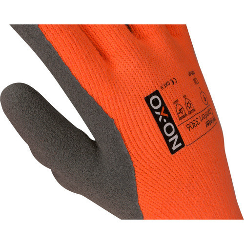 OX-ON Winterhandschuh Winter Comfort 3306 in Orange/Grau, Größe XL - Bild 2