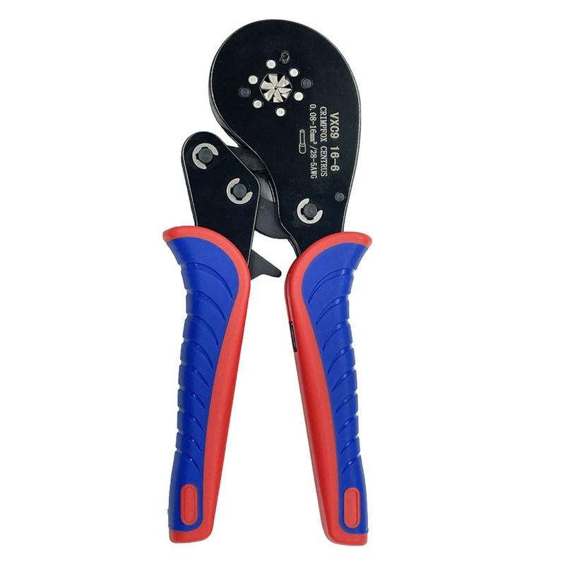 Multifunktions-Ratschen-Draht-Crimpzange von Kkmoon für Rohrkabelschuhe, 0,08–16 mm2 (28–5 AWG), aus gehärtetem Stahl, bunt - Bild 10