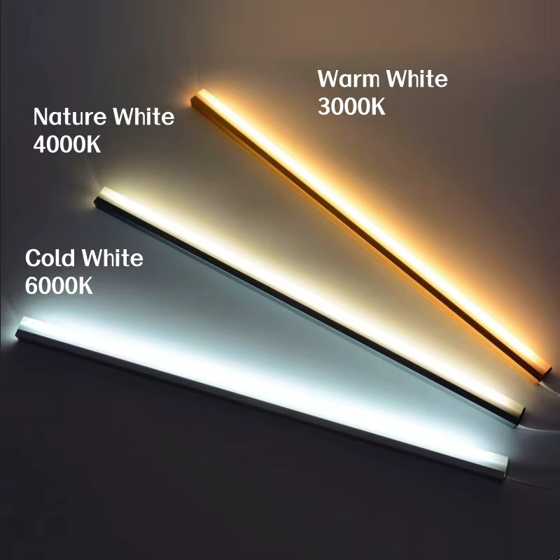 Khelse LED-Schrankregalleuchte mit 45 Grad schrägem Strahl, versenktes Aluminiumprofil in Silber, passend für 18 mm Holzbretter - Bild 5