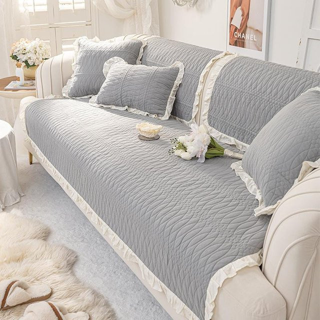 Modernes Sofakissenbezug aus Stoff in Beige, rechteckig, B/H: 30 x 50 cm - Bild 1