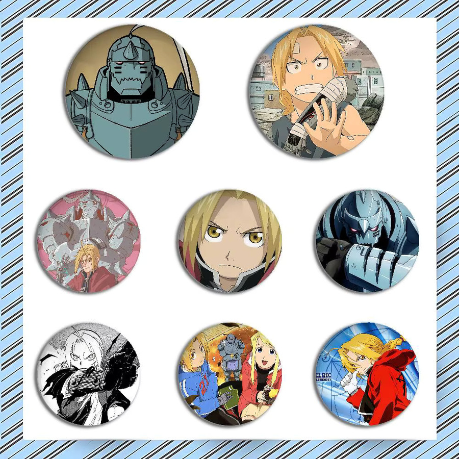 Brosche Anime Fullmetal Alchemist, Bunt, Unisex - Bild 2