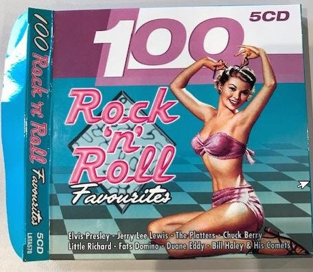 CD 100 Rock 'n Roll Favoriten von Various, Weton-Wesgram 2006, Rock Musik Album - Bild 1