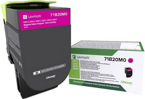 Lexmark Original Toner 71B20 Magenta für Laserprinter - Bild 1