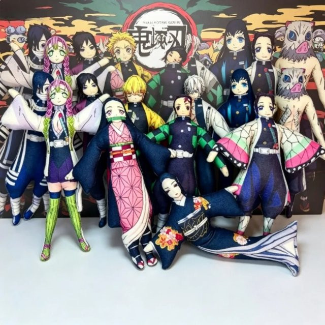 Bandai Demon Slayer, Abstrakte Figur, Holzpuppe, Einzelfigur - Bild 1