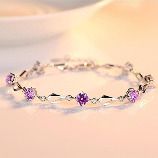 Lucky Star Jewelry Armband 925 Silber, Zirkonia, Damen - Bild 1