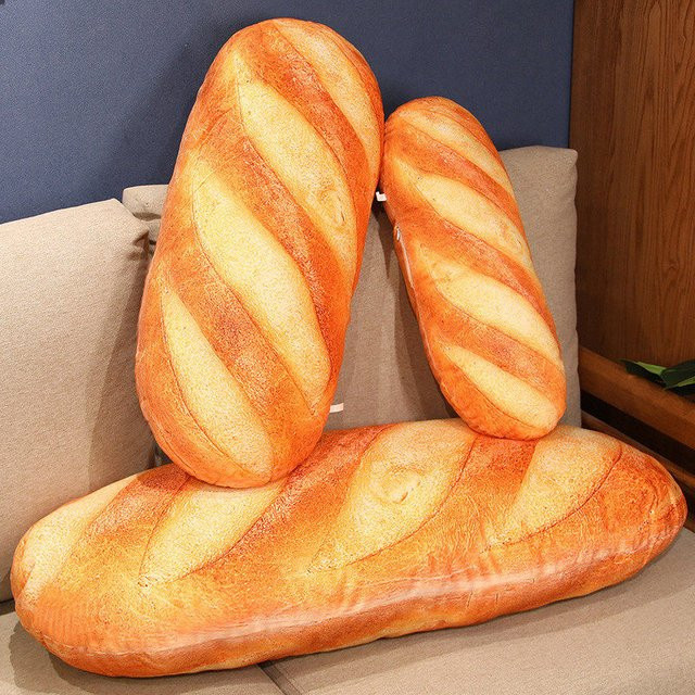 GEGENUOYI Französisches Brot Plüsch Kissen, 1-teiliges Set - Bild 1
