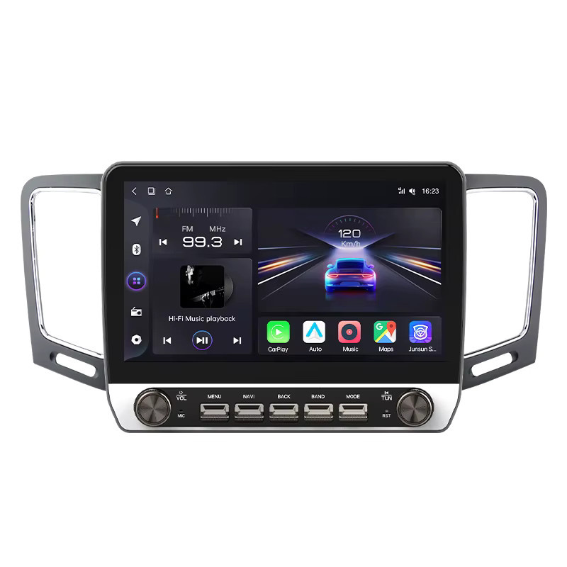 Junsun 10,1 Zoll Android Autoradio mit Wireless CarPlay und Android Auto für Volkswagen Sharan, Bluetooth, GPS und 4G, Schwarz - Bild 6