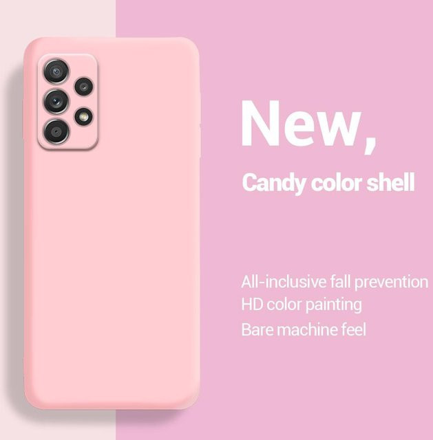Flüssigsilikonhülle für Samsung Galaxy A-Serie in Pink - Bild 1