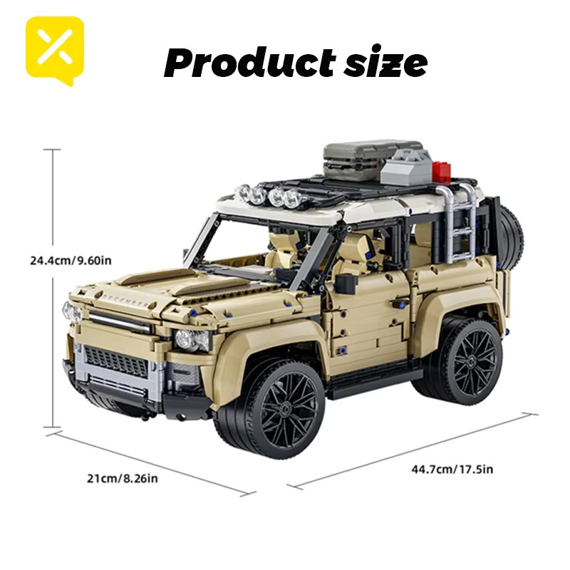 TOYLINX Multi-Modell Bausteine Auto, 1:8, Fahrzeuge - Bild 2