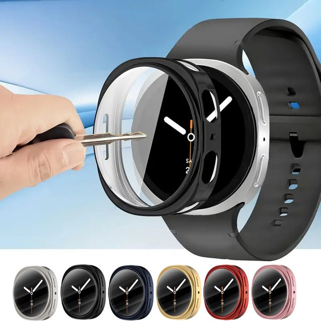 LCAPLE Displayschutzfolie für Samsung Galaxy Watch 8, TPU, Schwarz, Unisex - Bild 1