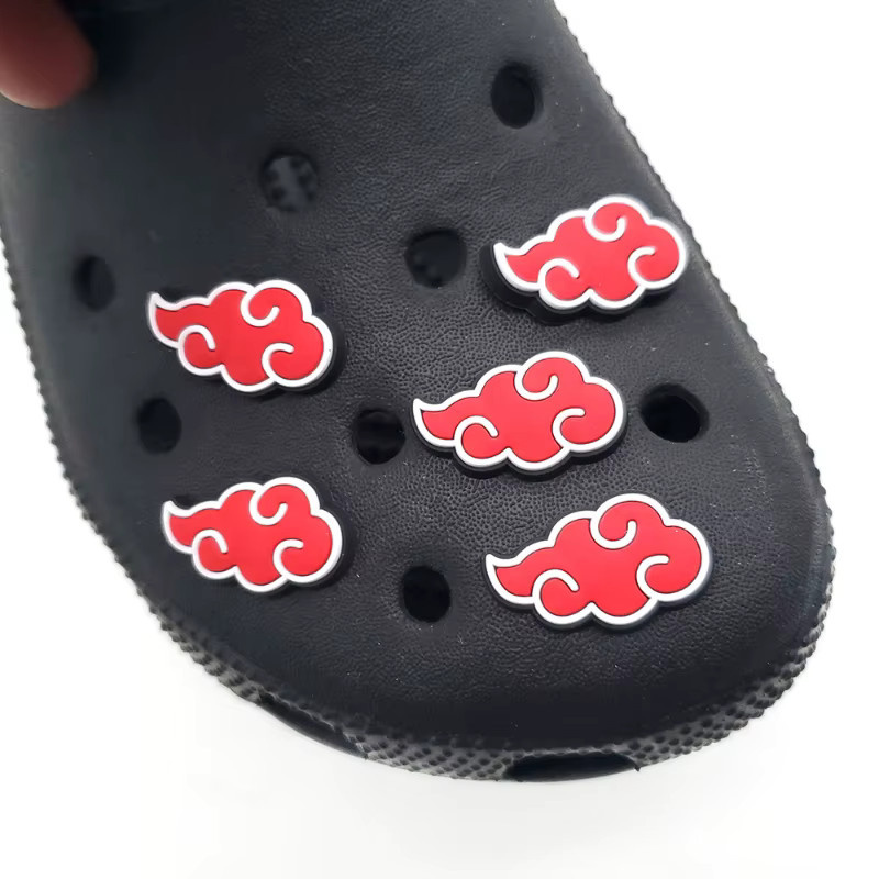 Bandai Schuh-Charms, Anime Rote Wolken, PVC - Bild 2