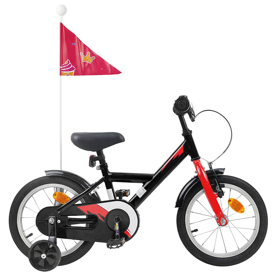 VD Home Furnishing Kinderfahrrad 12 Zoll Schwarz für Alter 2-4 Jahre - Bild 2