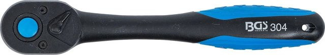 BGS Umschaltknarre aus Chrom-Vanadium mit Kunststoffummantelung, Abtrieb Außenvierkant 12,5 mm (1/2 Zoll), Schwarz - Bild 2